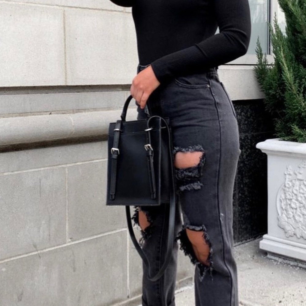 Black handbag